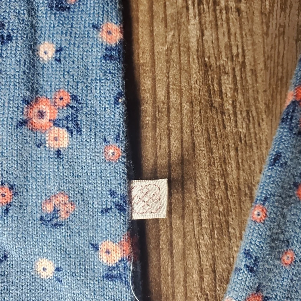 Daisy Fuentes Blue & Pink Floral Matching Pajama PJ Set Toddler Girl Size 3T EUC